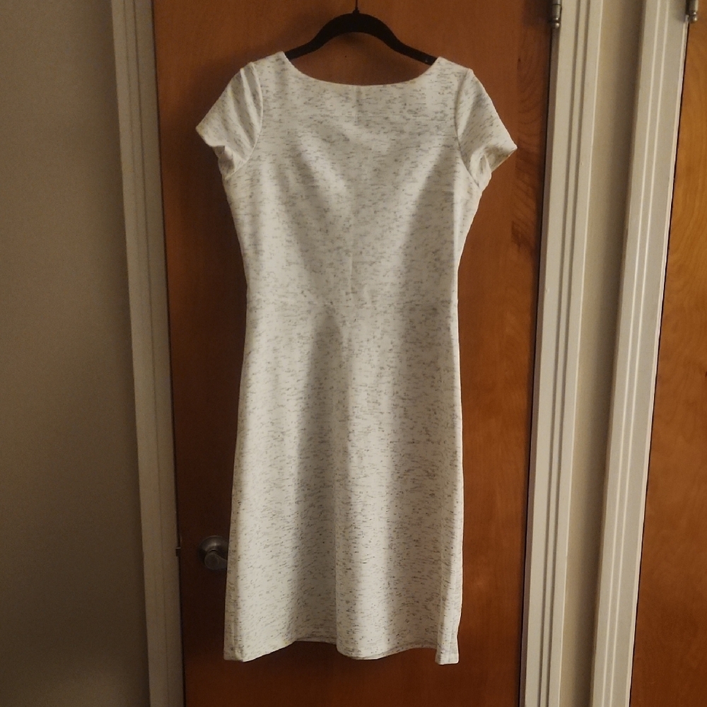 Ivanka Trump White Midi Dress with Timeless Elegance